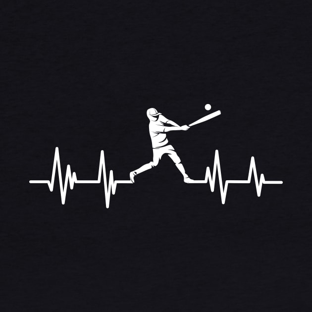 Cricket heartbeat baseball player,baseball Birthday Cricket lover by mezy